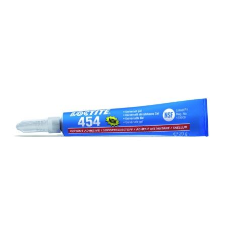 Cola cianoacrílica gel LOCTITE 454 tubo 5g - motoscamaralweb.com
