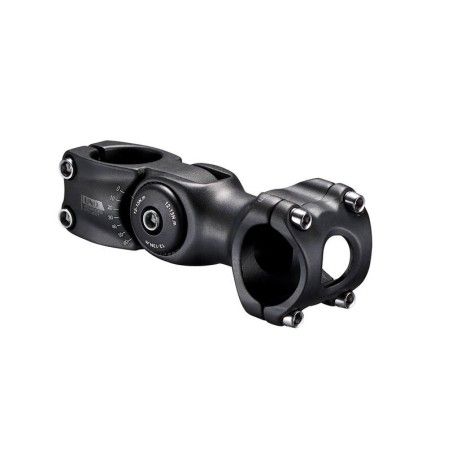 Potencia para bicicleta 0° / 60° UNO - 110 mm negro - motoscamaralweb.com