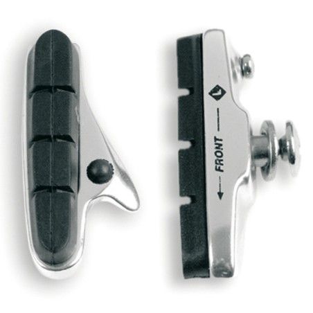 ALHONGA Zapatas de freno de bicicleta carretera Shimano. Llanta aluminio. Carcasa plata - motoscamaralweb.com