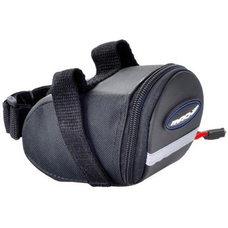 Bolsa bajo sillín de bicicleta MACH Anclaje con velcro. 1 cremallera. - motoscamaralweb.com