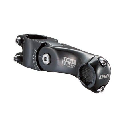 Potencia para bicicleta -10° / 40° UNO - 110 mm negro - motoscamaralweb.com