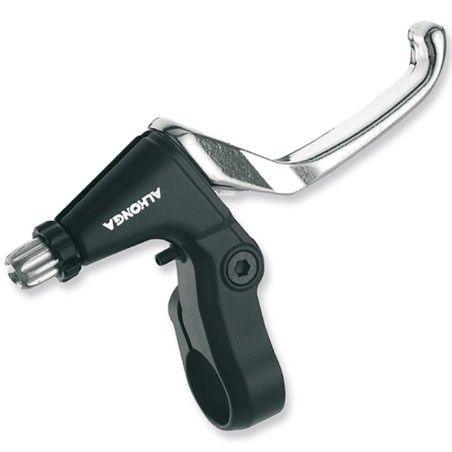 ALHONGA Juego de manetas bicicleta infantil. Cantilever. Aluminio Plata - motoscamaralweb.com