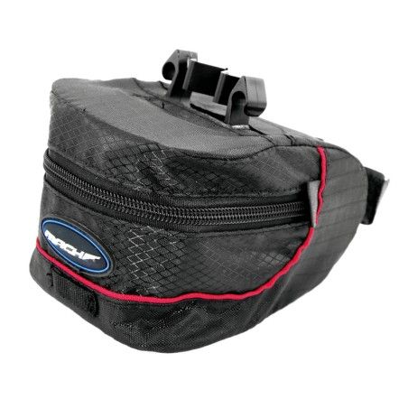 Bolsa bajo sillín de bicicleta MACH Oversize. Anclaje rápido. 1 cremallera. - motoscamaralweb.com