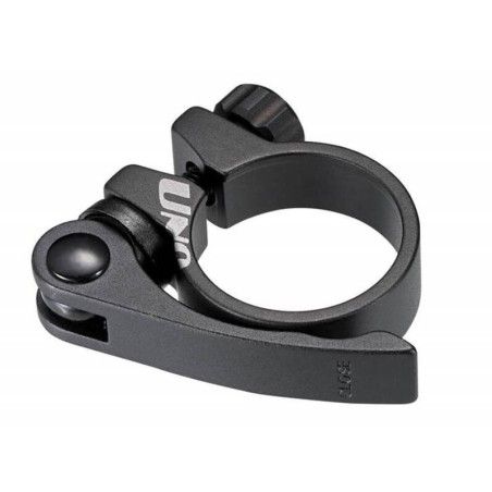 Abrazadera cierre tija de sillín de bicicleta V BIKE cierre rapido - Ø31.8mm Negro - motoscamaralweb.com