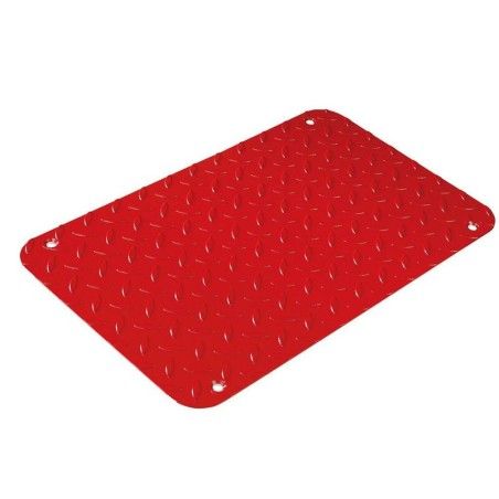 Placa antideslizante BIKE LIFT 550x340mm rojo - motoscamaralweb.com