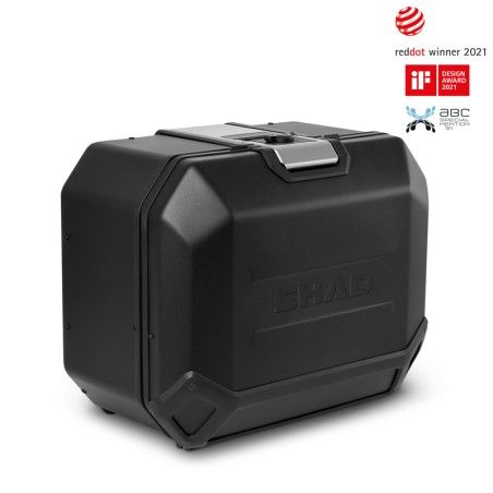 Maleta derecha alumino SHAD Terra Black 47L - motoscamaralweb.com