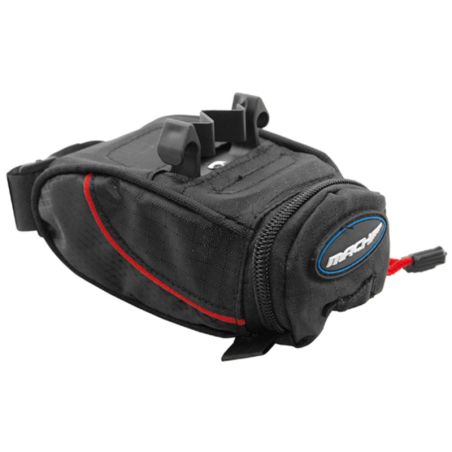 Bolsa bajo sillín de bicicleta MACH Anclaje rápido. 1 cremallera. - motoscamaralweb.com