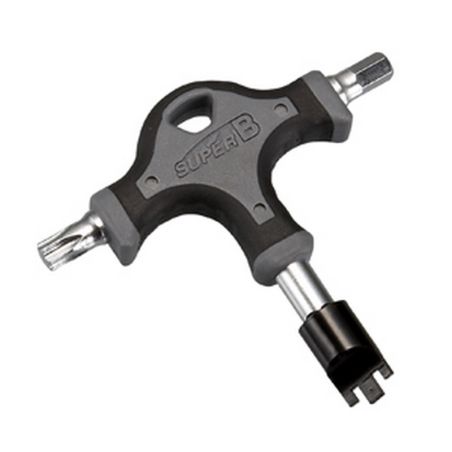 Llave T. T40-Allen 6mm. + Llave plato Super B - REF TB-TH20 - motoscamaralweb.com