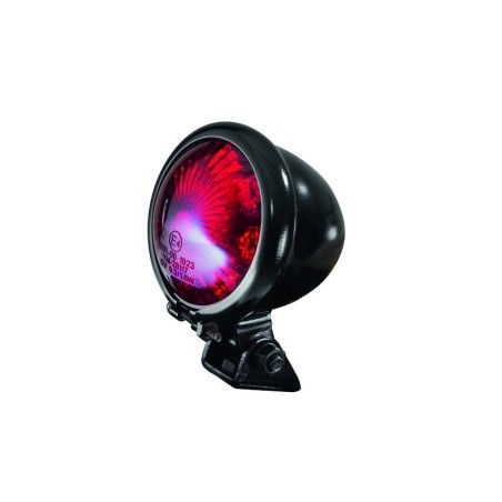 Piloto trasero LED homologado rojo BIHR EGG negro - motoscamaralweb.com