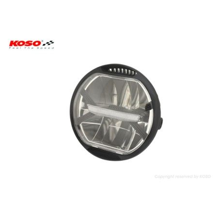 Faro LED KOSO Thunderbolt 170mm - motoscamaralweb.com