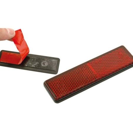 Catadioptrico rectangular con adhesivo 91x25 homologado V PARTS - motoscamaralweb.com