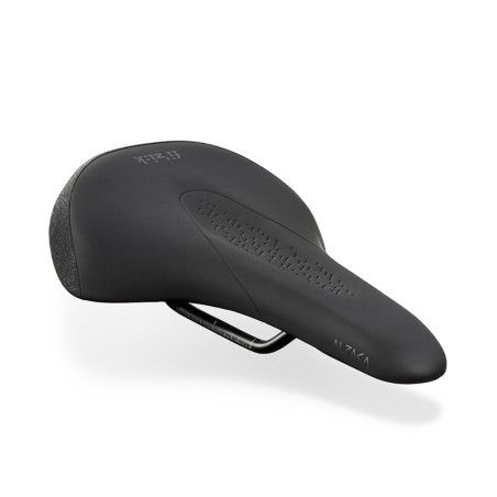 Sillín de bicicleta Fizik Terra Alpaca X5 - Negro/Negro - 145mm - Alloy - motoscamaralweb.com