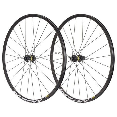 Juego de ruedas Mavic Aksium Disco Center Lock Eje pasante 12x100 - motoscamaralweb.com