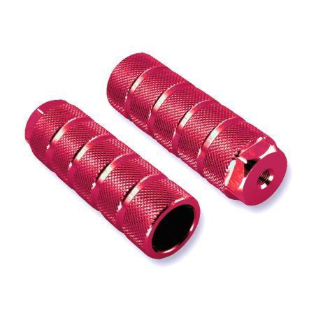 Juego reposapies rojo bici M14. - motoscamaralweb.com