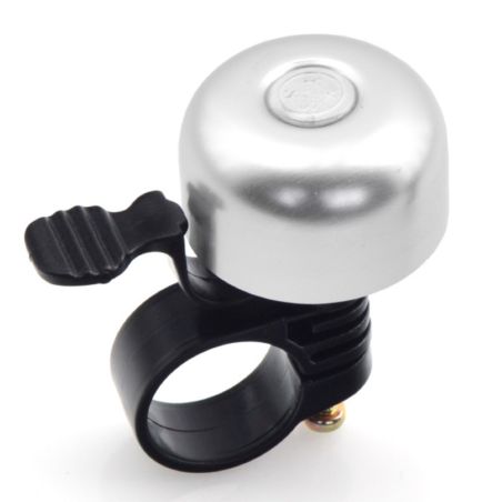 Timbre 35mm aluminio. Plata - motoscamaralweb.com