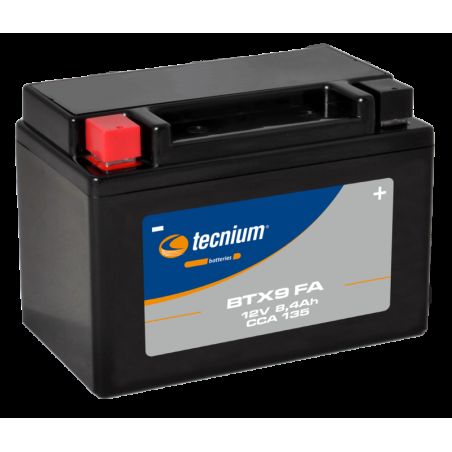 Batería TECNIUM activada BTX9 FA - motoscamaralweb.com