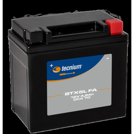 Batería TECNIUM activada BTX5L - motoscamaralweb.com