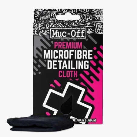 Paño de microfibra MUC-OFF Premium. especial para casco y pantalla - motoscamaralweb.com