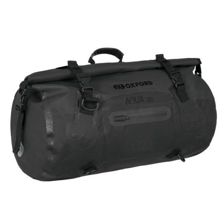 Bolsa colín (petate) OXFORD Aqua T-20 negro - motoscamaralweb.com
