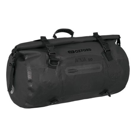 Bolsa colín (petate) OXFORD Aqua T-50 negro - motoscamaralweb.com