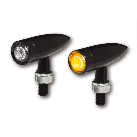 Juego de intermitentes LED HIGHSIDER Mono Bullet (largo) - motoscamaralweb.com