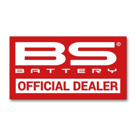 Pegatina BS Battery Distribuidor Oficial 70x130mm - motoscamaralweb.com