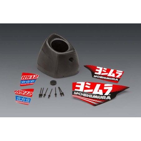 Kit recambio tapa YOSHIMURA carbono RS-12 - motoscamaralweb.com