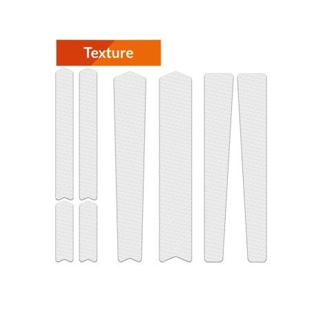 Kit adhesivos protectores cuadro ALGIS texture Gravel/Carretera transparente - motoscamaralweb.com