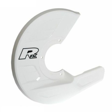 Protector de disco y pinza RFX Pro (blanco) Universal para adaptarse a los soportes de protector de disco RFX - motoscamaralweb.