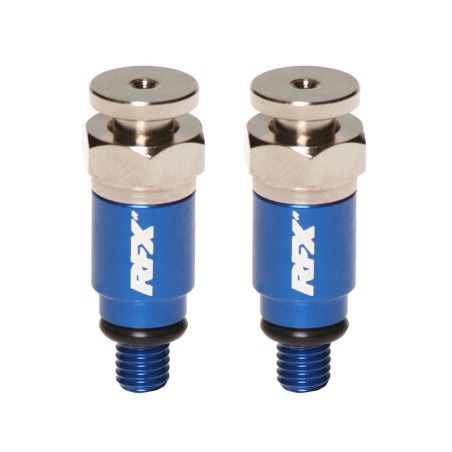 Purgadores de aire de horquilla RFX Pro M5 x 0.8 (azul) Kayaba/Showa - motoscamaralweb.com