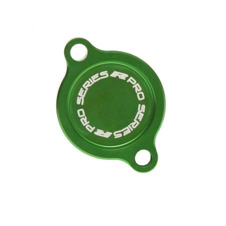 Tapa del filtro de aceite RFX Pro (verde) - Kawasaki KXF250 - motoscamaralweb.com