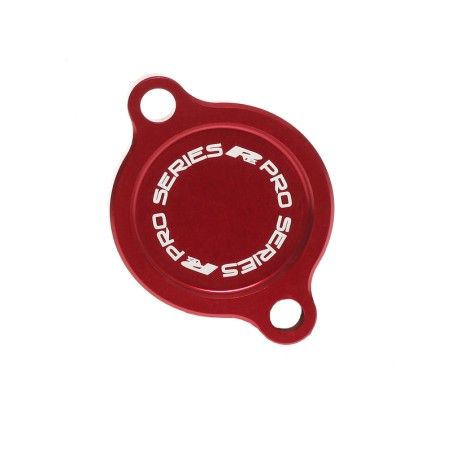 Tapa del filtro de aceite RFX Pro (rojo) - Kawasaki KXF250 - motoscamaralweb.com