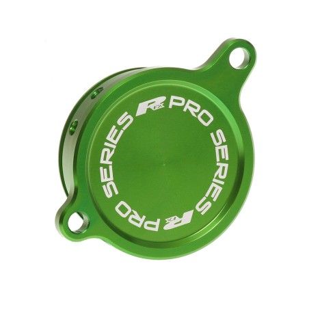 Tapa del filtro de aceite RFX Pro (verde) - Kawasaki KXF450 - motoscamaralweb.com