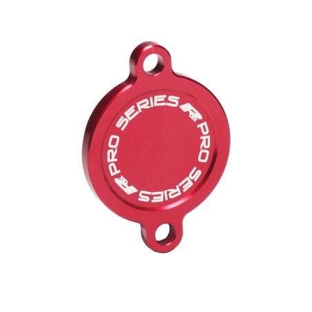 Tapa del filtro de aceite RFX Pro (rojo) - Kawasaki KXF450 - motoscamaralweb.com