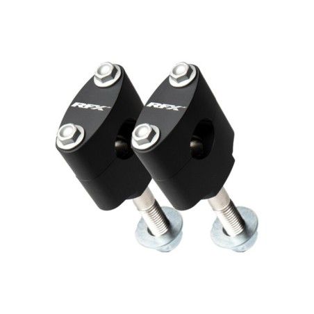 Torretas de manillar RFX Race 22.2 mm (negro) - motoscamaralweb.com
