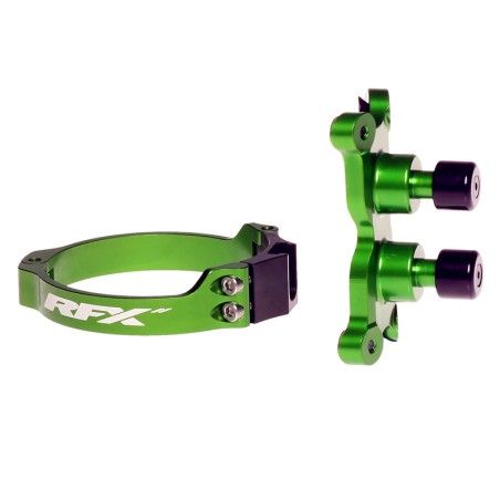 Sistema de salida rápida doble botón RFX Pro Series 2 verde- motoscama