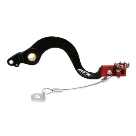 Pedal de freno trasero RFX Pro FT (negro/rojo) - Honda CRF150 - motoscamaralweb.com