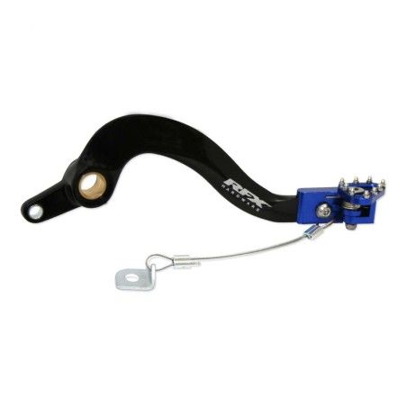 Pedal de freno trasero RFX Pro FT (negro/azul) - motoscamaralweb.com