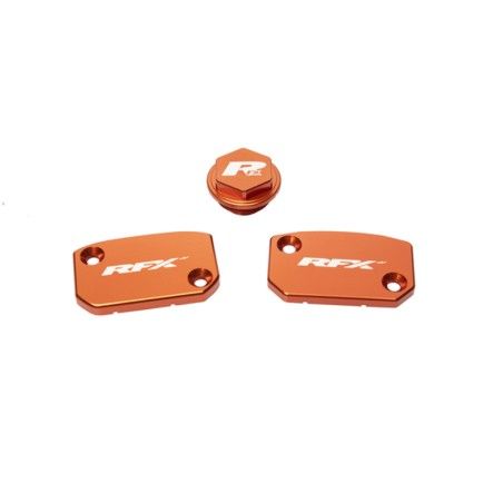 Kit de tapa de depósito RFX Pro (naranja) - KTM SX/SXF (freno y embrague Brembo) - motoscamaralweb.com