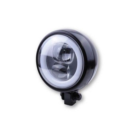 Faro delantero LED HIGHSIDER Flat Tipo 9 (montaje inferior) - motoscamaralweb.com
