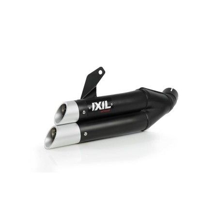 Silenciador IXIL Dual Hyperlow L3XB acero inoxidable negro / aluminio