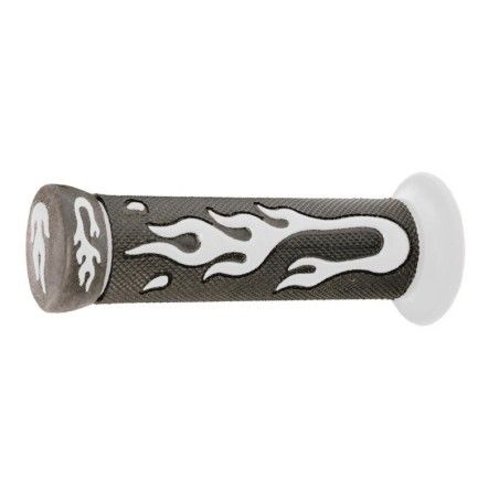 Par puños goma negro/Blanco LLama V PARTS- motoscamaralweb.com