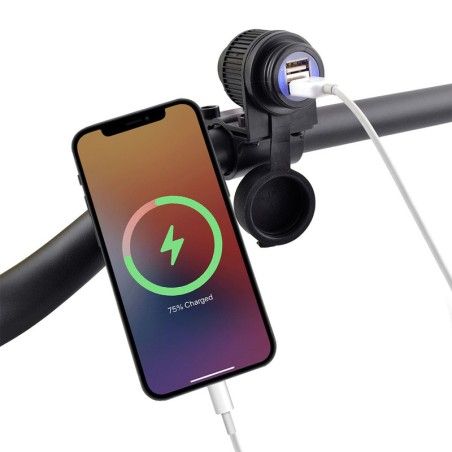 Cargador USB 12V para móviles V PARTS - motoscamaralweb.com