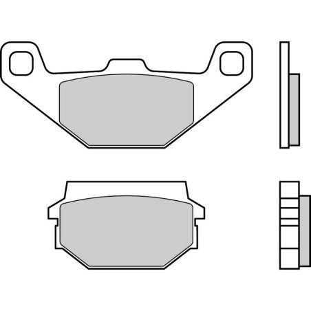 Pastillas de freno orgánicas Brembo 07023 - motoscamaralweb.com