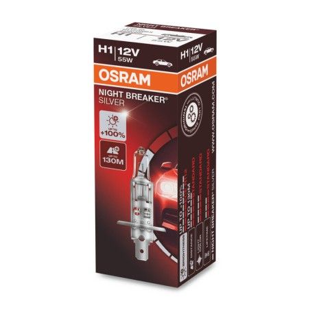 Lámpara OSRAM Night Breaker Silver H1 12V / 55W - 1 ud - motoscamaralweb.com