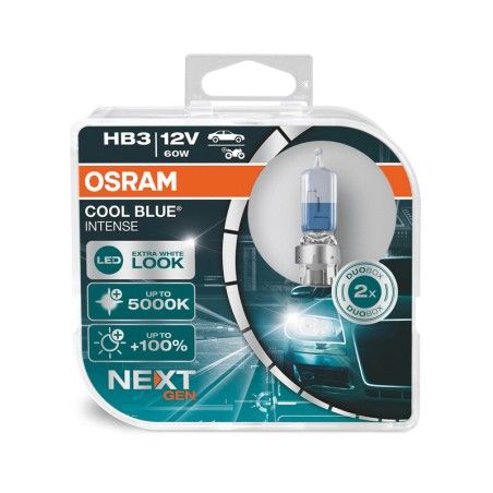 Lámpara OSRAM Cool Blue Intense HB3 12V / 60W - 2 uds - motoscamaralweb.com