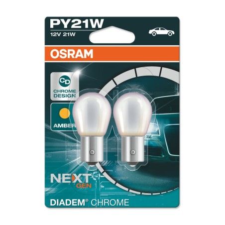 Lámpara OSRAM Diadem PY21W 12V / 21W - 2 uds - motoscamaralweb.com