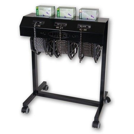 Soporte móvil KMC para 3 rollos de cadena - motoscamaralweb.com