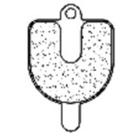 Juego de pastillas sinterizadas con tratamiento cerámico para bici CL BRAKES (4009VRX) - motoscamaralweb.com