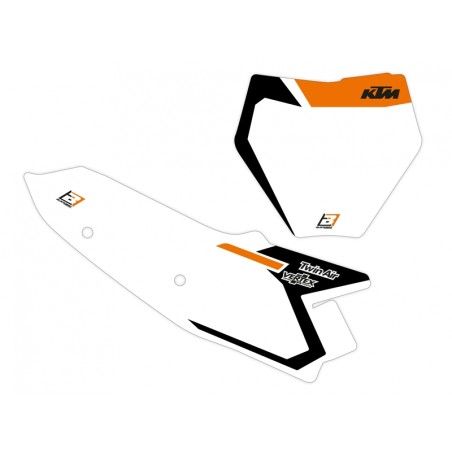 Adhesivos fondo portanúmeros BLACKBIRD KTM Graphic - KTM SX/SXF - motoscamaralweb.com